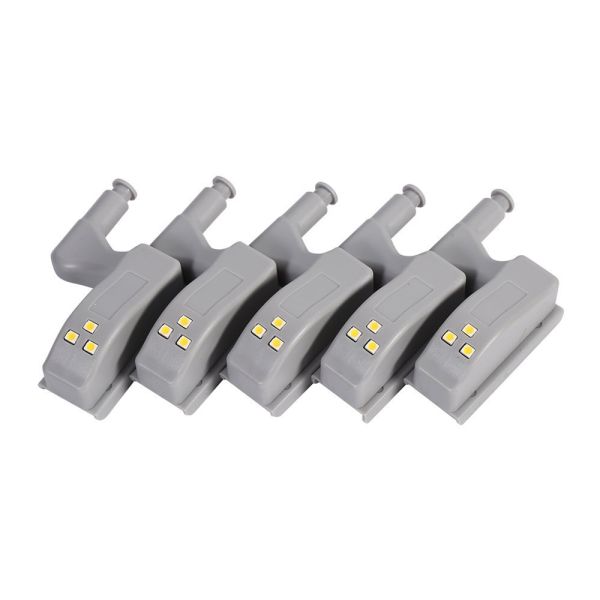 Cool White Universal Cabinet Cupboard Closet Wardrobe LED Hinge Light Home Kitchen Warm White Hinge Lights