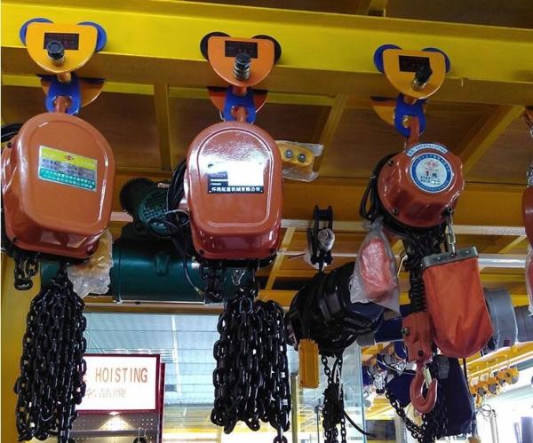 Advanced Structure Overhead Electric Hoist , Electric Chain Block Small In Volume electric chain hoist with wireless
