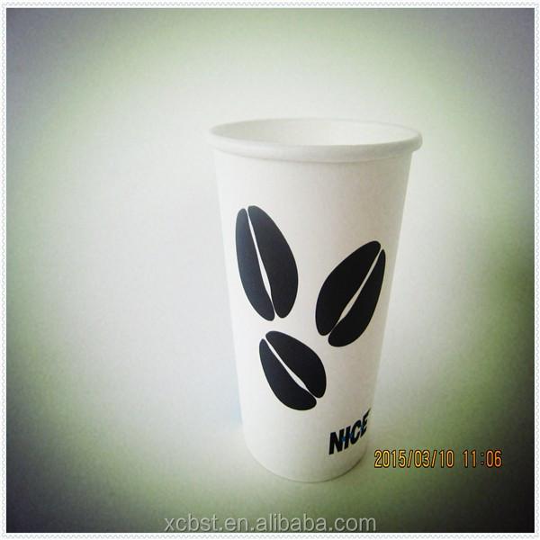 Christmas Disposable Paper Coffee Cups or Mugs for Lovers with Eco-friendly Flexo Printing
