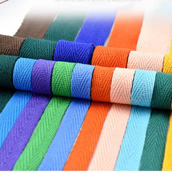 196 Pantone Colors Lambdoid Rope 100% Cotton Ribbon Roll Packing Twill Tape Diy Ribbon