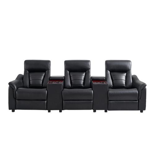 New Cinema Sofa Electric Sofa Multi-Function Slot Control Sofa Tech Cloth Electric Sofa Combination