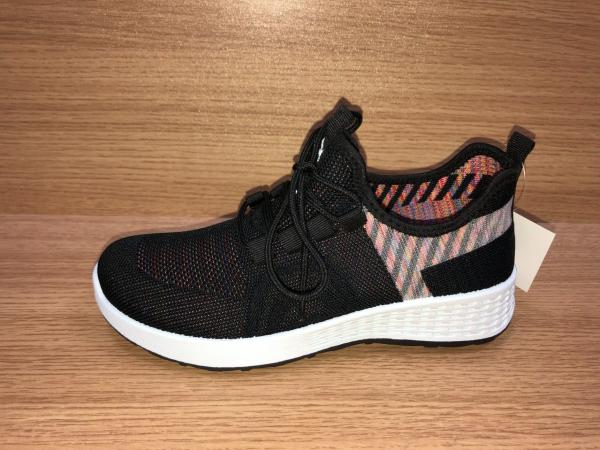 Womens Walking Shoes Flyknit Shoes Casual Sneakers for Gym Travel Work Lace up Shoes