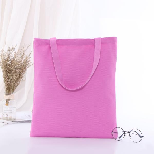 Eco Cotton Tote Canvas Bag Blank Zipper Oxford White Shopping Bag Drawstring Drawstring Pocket