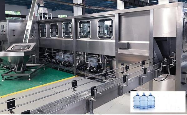 19L Bottled Water Filling Line 5 Gallon Bottle Washing Filling Capping Machine