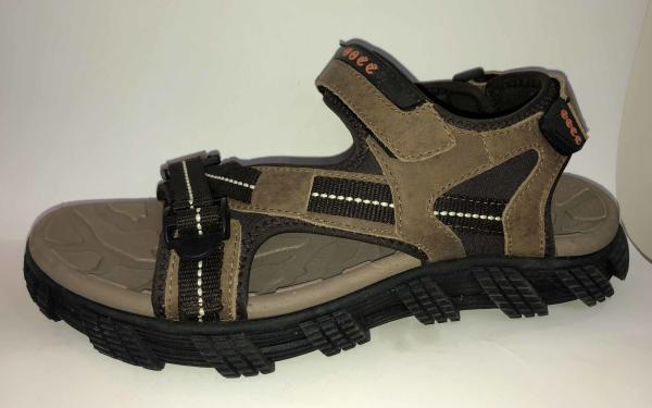 Arch Support Open Toe Leather Womens Water Shoes Outdoor Use