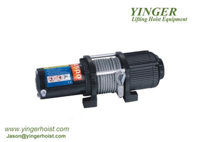 Off Road 12V Electric Winch Hoist High Performance Permanent Magnet Motor