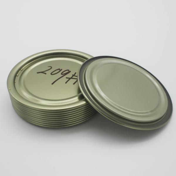 Hot Sale 209# Tinplate End Easy Open Lid for Tin Can