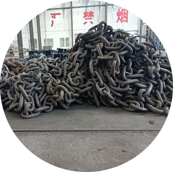 87mm  Hot Dip Galvanized Stud link Marine  Anchor Chains