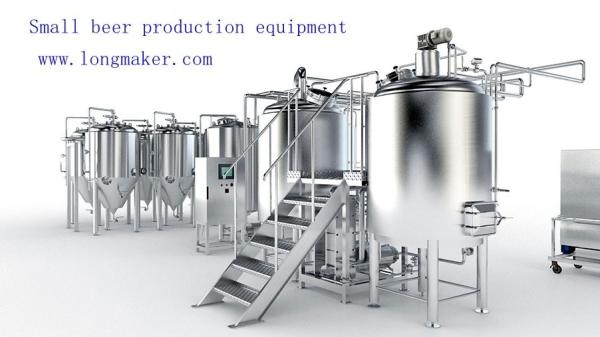Red Copper Small Beer Production Line 500L Beer Brewing Equipment