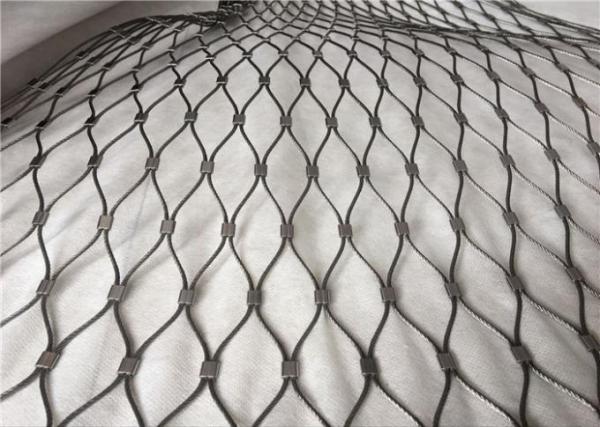 Flexible Stainless Steel Rope Mesh X Tend Mesh Aperture Decorative Wire Mesh Aisi 316