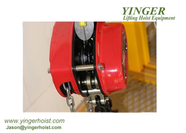 Forged Hook Hand Chain Hoist , Small Lifting Equipment 6 - 10mm Load Chain Diameter 2 ton chain hoist vital chain block