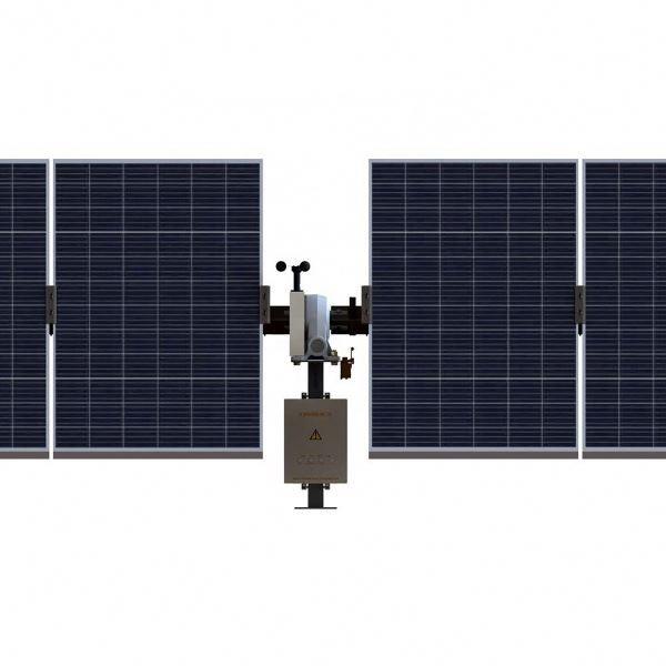 0.8m Array Hot Product On Grid Dual Axis Solar Tracker For Sale Dual Tracking Solar System Gps Input