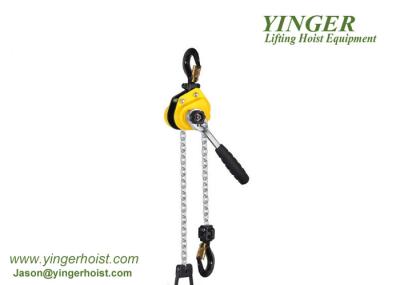 Yellow Color Manual Lifting Hoist 0.25 Ton - 9 Ton Lifting Weight Compact Design 1 ton manual chain hoist hand chain