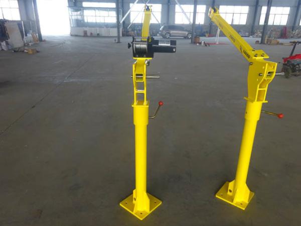 360 Degree Hitch Hoist Portable Truck Crane 500kg Hook Capacity Easily Installed small truck mounted crane
