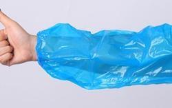 Polyethylene LDPE Disposable Protective Sleeves For Arms Blue Plastic Protective Arm Sleeves