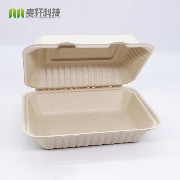 Free Plastic Eco Food Pack Clamshell Take Out Containers Biodegradabe Lunch Box