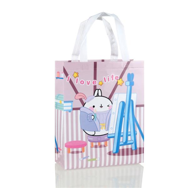 New Fashion Eco-Friendly Customized Promotional Non Woven Bag Shopping Bag Laminated Non-Woven Tote Bag