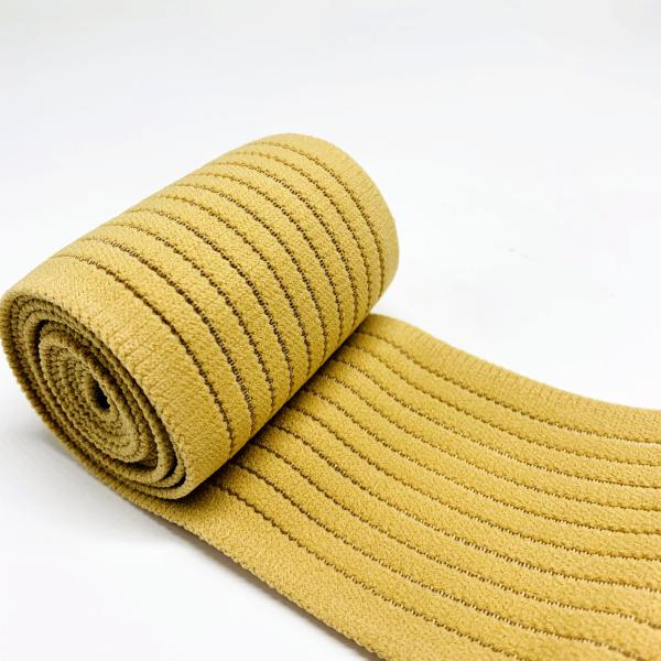 Free samples custom medical elastic band Wide plastic elastic belt belly wrap fish silk elastic belt slimming belts