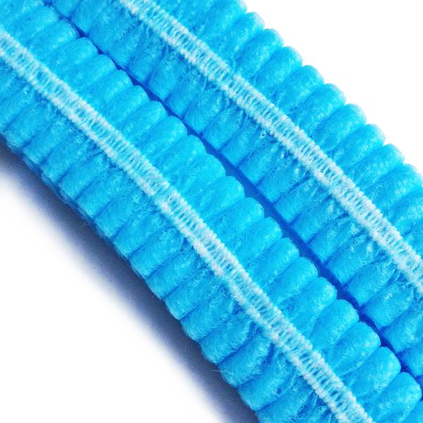 S&J Disposable non woven medical bouffant nurse cap elastic disposable cheap clip caps