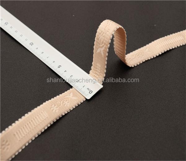 High Quality Bra Woven Jacquard Straps Nylon Elastic Band Straps Customizable Sexy Bra Straps Webbing Garment Spandex / Nylon