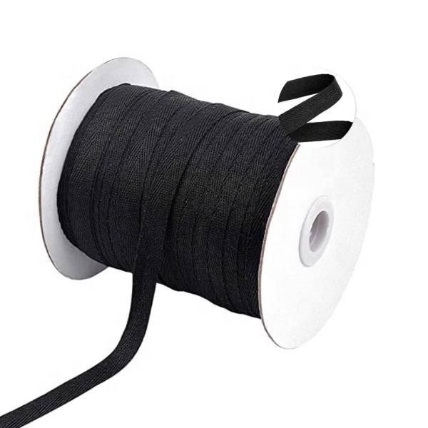 Eco-friendly cotton tapes 50M/Roll Cotton Tape Ribbons Herringbone Cotton Webbings For garment accessories
