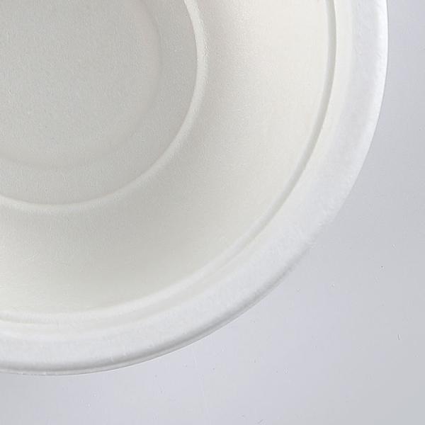 12oz Sugarcane Bagasse Bowl with Lid / Eco Friendly Recyclable Pulp Tray / Disposable Food Recycled Paper Salad Bowl