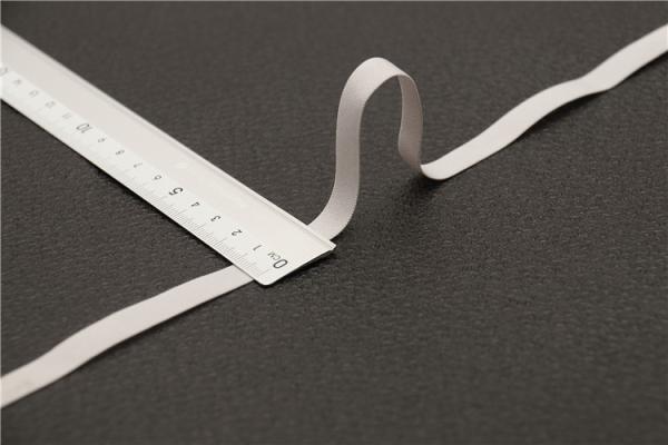 Factory high quality mixed color nylon spandexr No-slip bra strap elastiic webbing tape band for sewing underwear