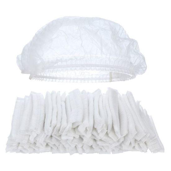 S&J Medical Elastic Disposable Non Woven Cap Doctor Nurse Bouffant Cap