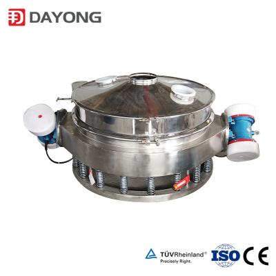 Single Deck Powder Inline Sieve Screen Machine Direct Charge Vibrating Screen