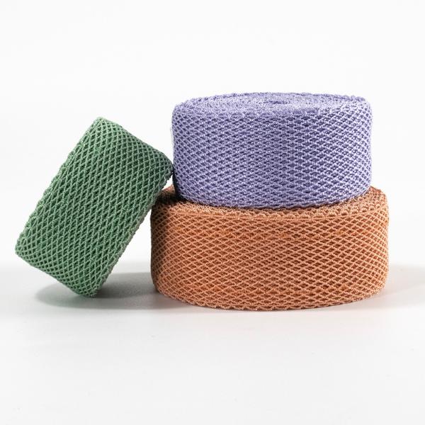 Fish silk mesh breathable elastic spandex band mesh elastic webbing for bra underwear