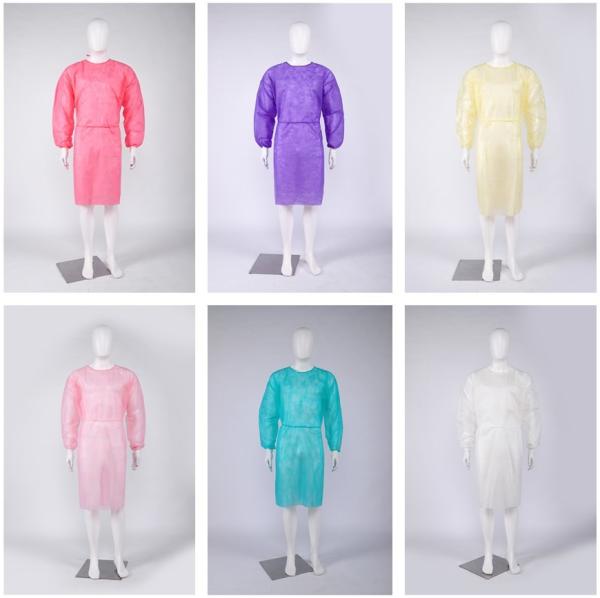 High Quality Disposable Isolation Gowns Disposable Waterproof Gowns Non Woven Fabric Wholesale