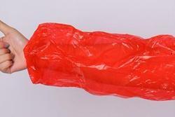 Polyethylene LDPE Disposable Protective Sleeves For Arms Blue Plastic Protective Arm Sleeves