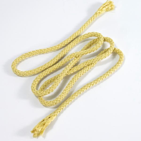 Fireproof Heat Insulation High Strength Braided Webbing Aramid Fiber Power Bundling Rope