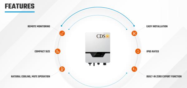 CDS solar China solar powered station  system 3kw 5kw 10kw on grid system