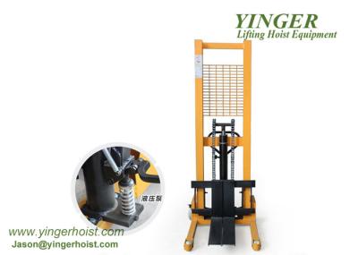 Material Handling Hydraulic Pallet Stacker 680mm Fork Width To Transport Components mobile pallet truck ride on pallet