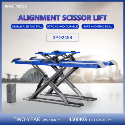 4.5T Alignment Scissor Car Lift 400V / 230V Stable Rise Strong Durable