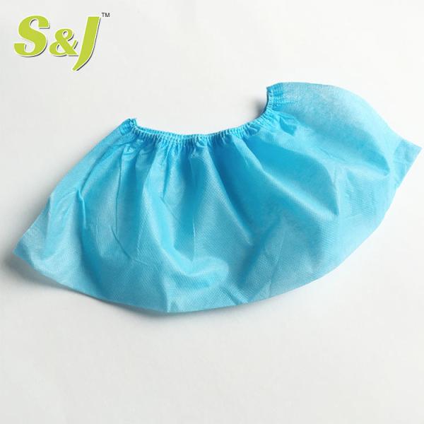 Disposable Anti Slip Shoe Covers PP Single Layer Elastic Opening