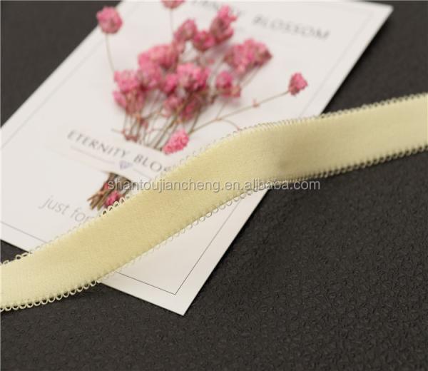High Quality Bra Jacquard Straps Nylon Elastic Straps Customizable Sexy Bra Straps Webbing Garment Spandex / Nylon Bags