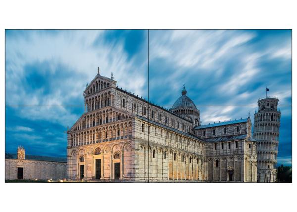 49 Inch Split 350cd/m2 FCC Narrow Bezel LCD Screen SCCP