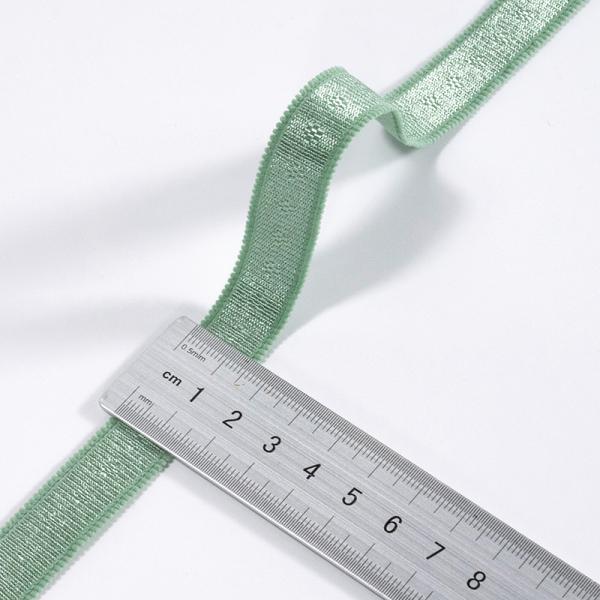 Underwear nylon elastic band glossy nylon spandex bra straps elastic webbing for lingerie