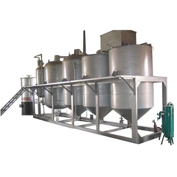 Sunflower Small Batch Crude Oil Refinery Machine / Refining Unit