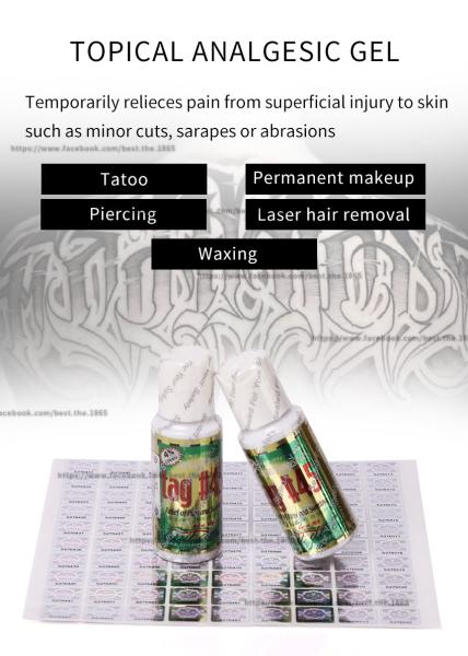 TAG45# 30ML Tattoo Numb Gel Pain Relief Permanent Makeup Anesthetic Gel