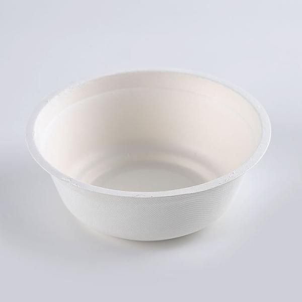 Disposable take away bowls sugarcane packaging bagasse pulp bowls
