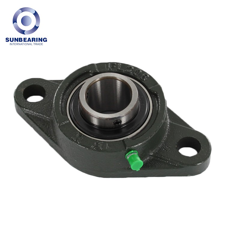 UCFL204 2 Bolts Flange Housed Bearing Unit 20mm SUNBEARING