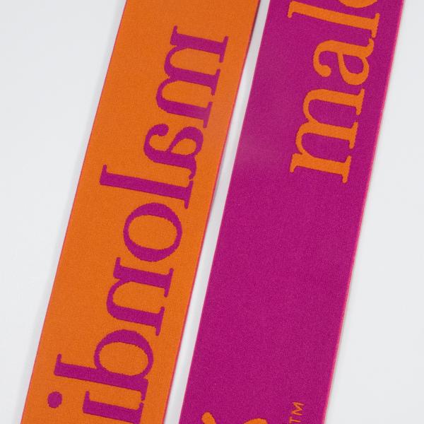 Sublimation elastic waistband woven & knitted jacquard custom printed designer elastic strap for underwear boxers