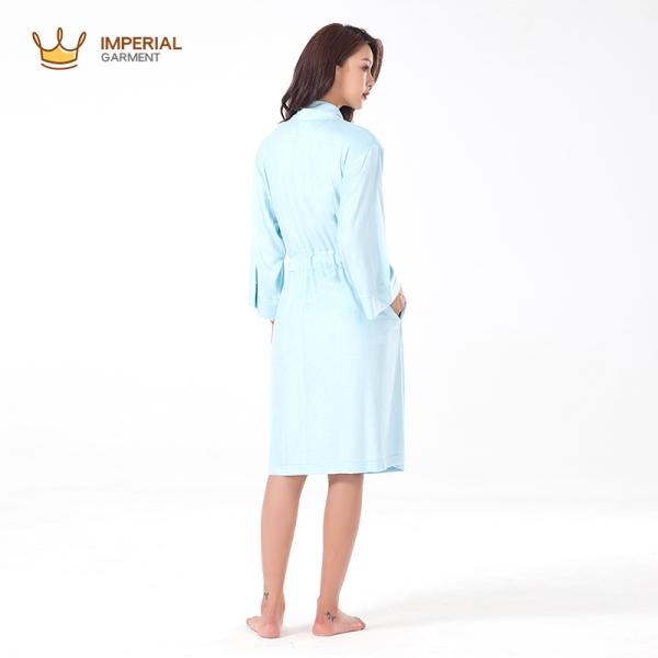 Home Bathrobe Custom Womens Clothing , Cotton Terry Cloth Pj Set