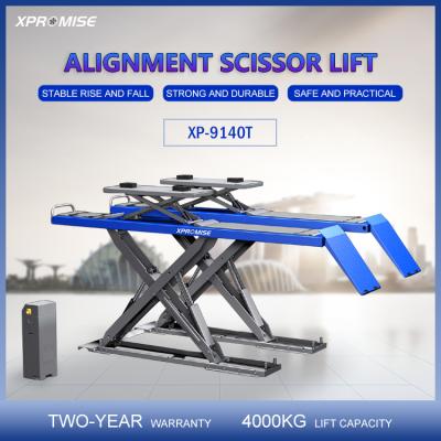 4000kg Auto Wheel Alignment Scissor Car Lift 400V / 230V 70s Liftingtime