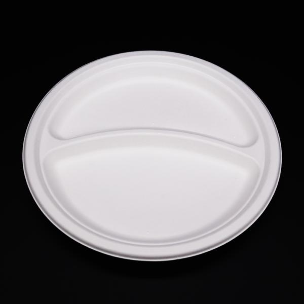 Best Quality Promotional Biodegradable Takeaway Plates , Disposable Biodegradable Paper Plates