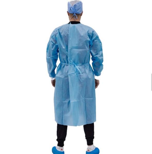 S&J Water Proof Isolation Gown Hospital level 2/level3/level4 pp+pe sms Isolation Gown