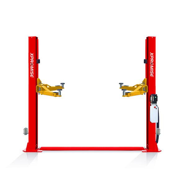 Mechanical 2 Post Vehicle Lift Hydraulic Car Stacker Manual Release CE Approved